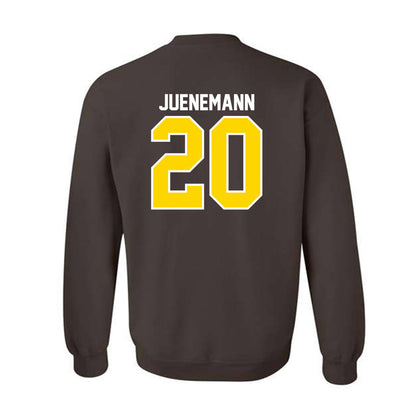 Western Michigan - NCAA Men's Basketball : Janis Juenemann - Classic Shersey Crewneck Sweatshirt-1