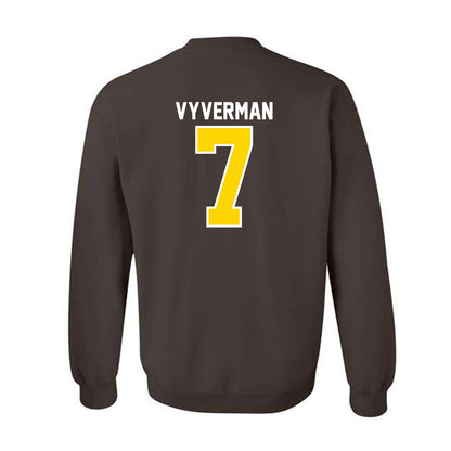 Western Michigan - NCAA Women's Basketball : Casey Vyverman - Classic Shersey Crewneck Sweatshirt-1