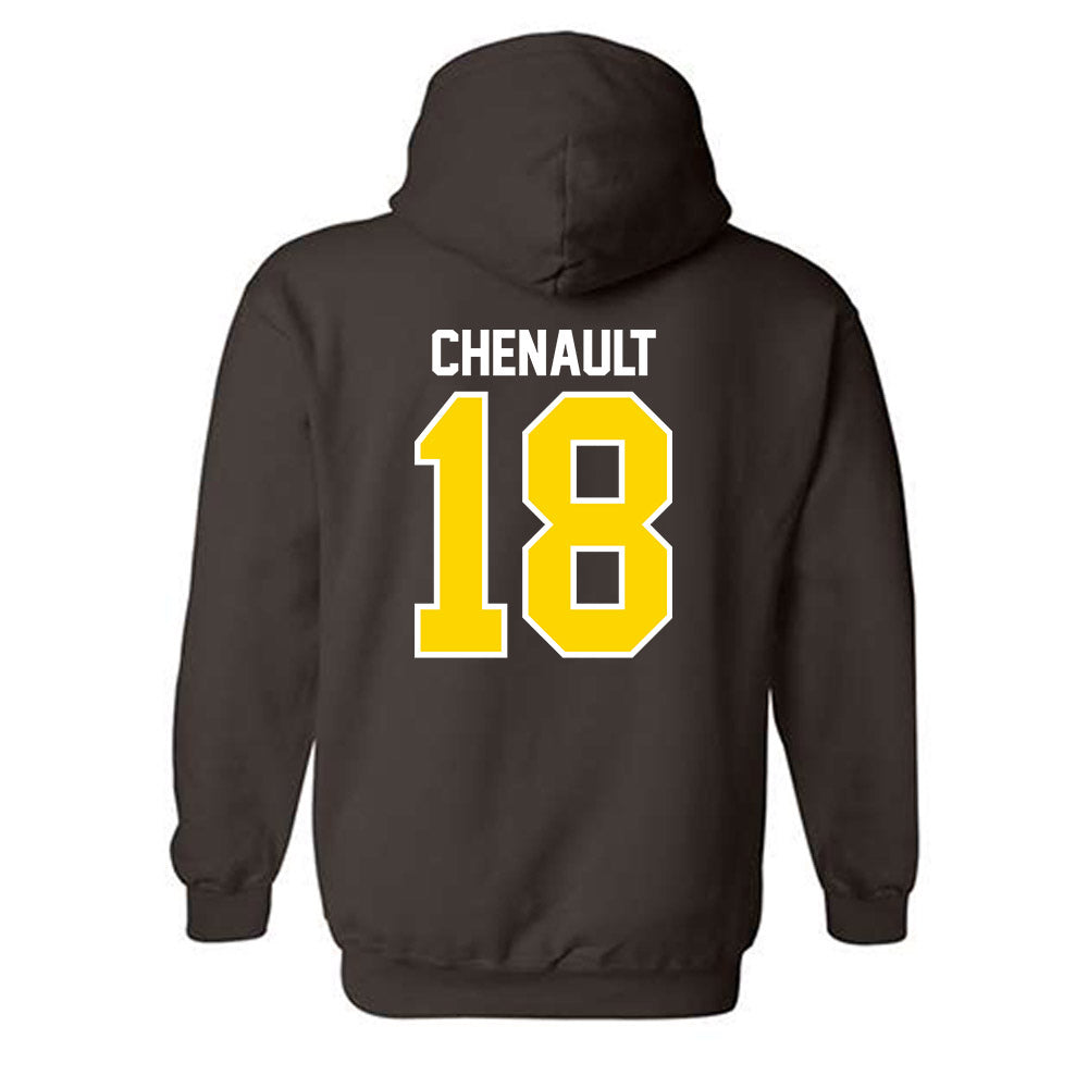 Western Michigan - NCAA Football : Aveion Chenault - Classic Shersey Hooded Sweatshirt-1
