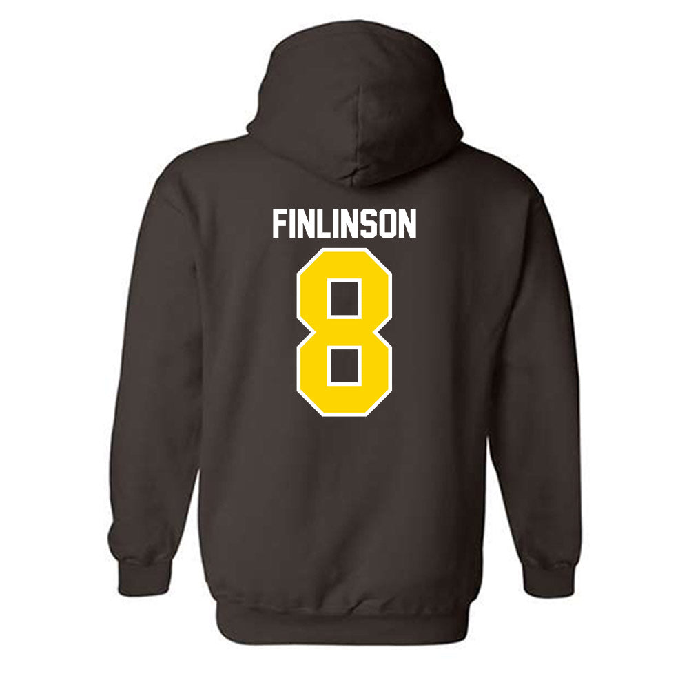 Western Michigan - NCAA Men's Basketball : Isaac Finlinson - Classic Shersey Hooded Sweatshirt-1