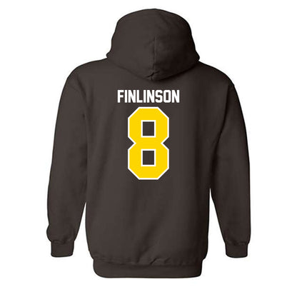 Western Michigan - NCAA Men's Basketball : Isaac Finlinson - Classic Shersey Hooded Sweatshirt-1