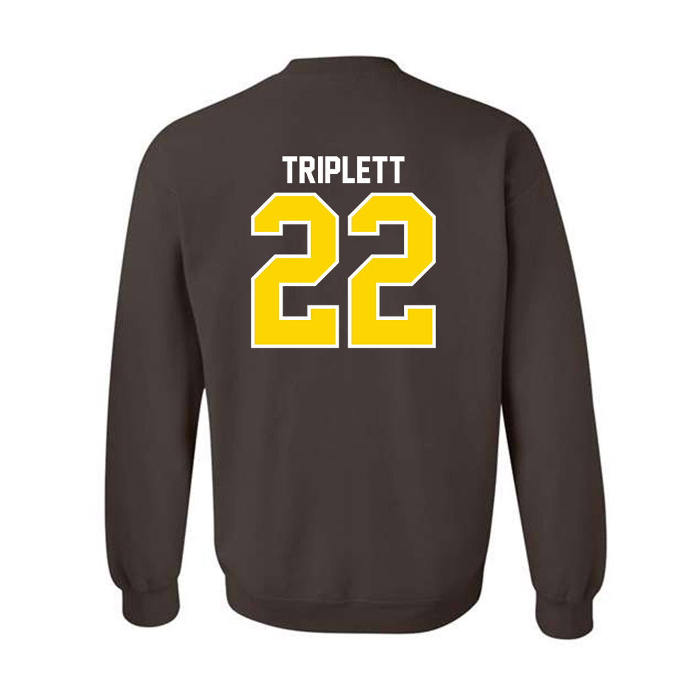 Western Michigan - NCAA Football : Donovan Triplett - Classic Shersey Crewneck Sweatshirt-1