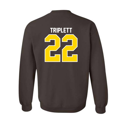 Western Michigan - NCAA Football : Donovan Triplett - Classic Shersey Crewneck Sweatshirt-1