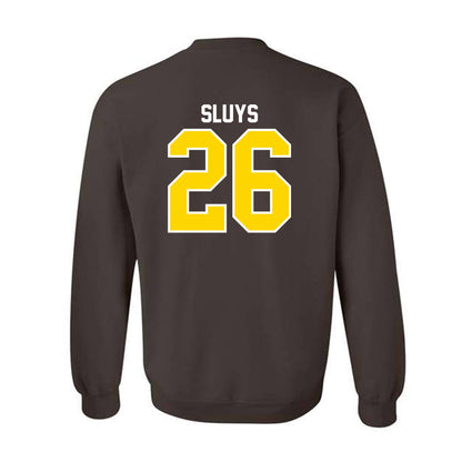 Western Michigan - NCAA Men's Ice Hockey : Jamison Sluys - Classic Shersey Crewneck Sweatshirt-1