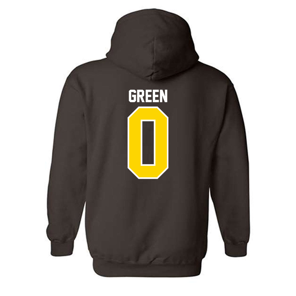 Western Michigan - NCAA Football : AJ Green - Classic Shersey Hooded Sweatshirt-1