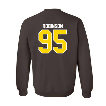 Western Michigan - NCAA Football : DeShawn Robinson - Classic Shersey Crewneck Sweatshirt-1