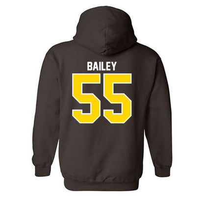 Western Michigan - NCAA Football : Jacob Bailey - Classic Shersey Hooded Sweatshirt-1