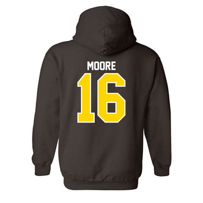 Western Michigan - NCAA Football : Brodon Moore - Classic Shersey Hooded Sweatshirt-1