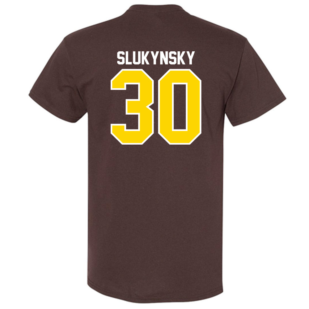 Western Michigan - NCAA Men's Ice Hockey : Hampton Slukynsky - Classic Shersey T-Shirt-1