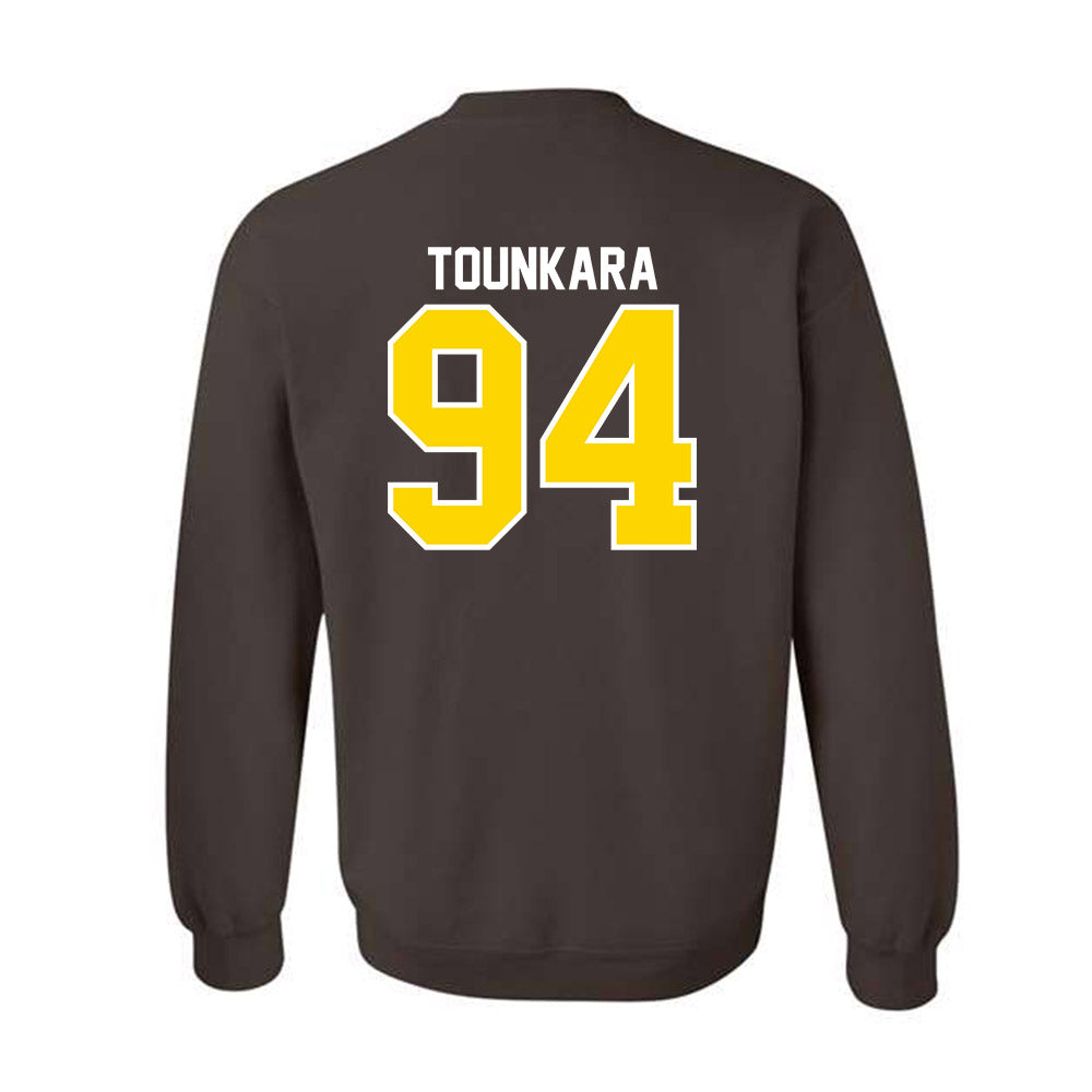 Western Michigan - NCAA Football : Ahmed Tounkara - Classic Shersey Crewneck Sweatshirt-1