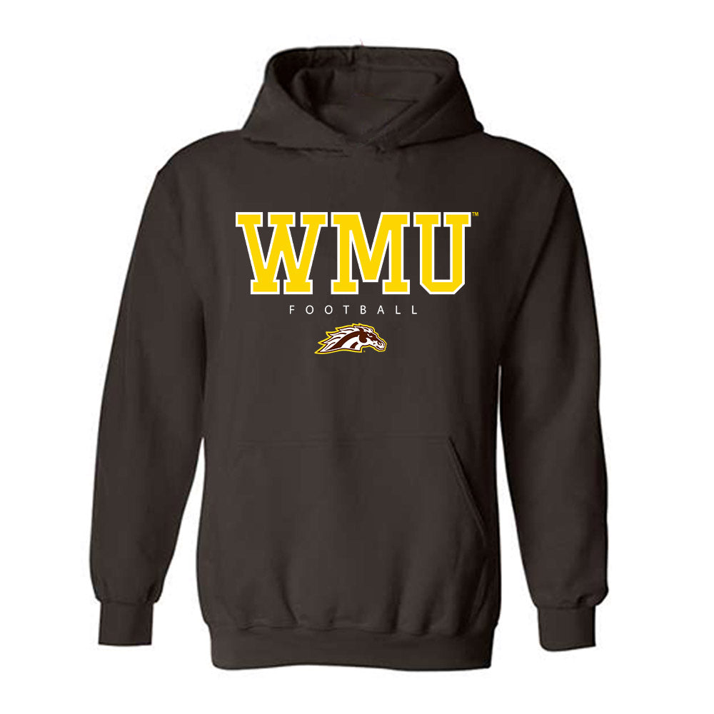Western Michigan - NCAA Football : Ryan Rocheleau - Classic Shersey Hooded Sweatshirt-0
