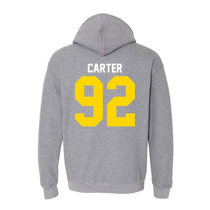 Western Michigan - NCAA Football : Gian Carter - Classic Shersey Hooded Sweatshirt-1