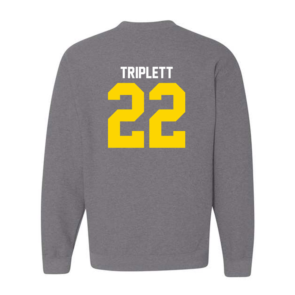 Western Michigan - NCAA Football : Donovan Triplett - Classic Shersey Crewneck Sweatshirt-1