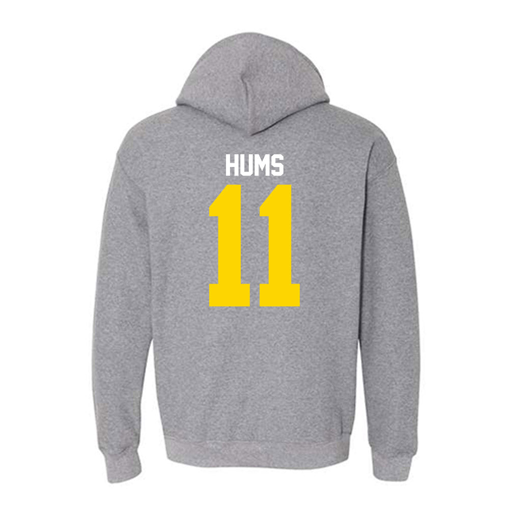 Western Michigan - NCAA Baseball : Cooper Hums - Classic Shersey Hooded Sweatshirt-1