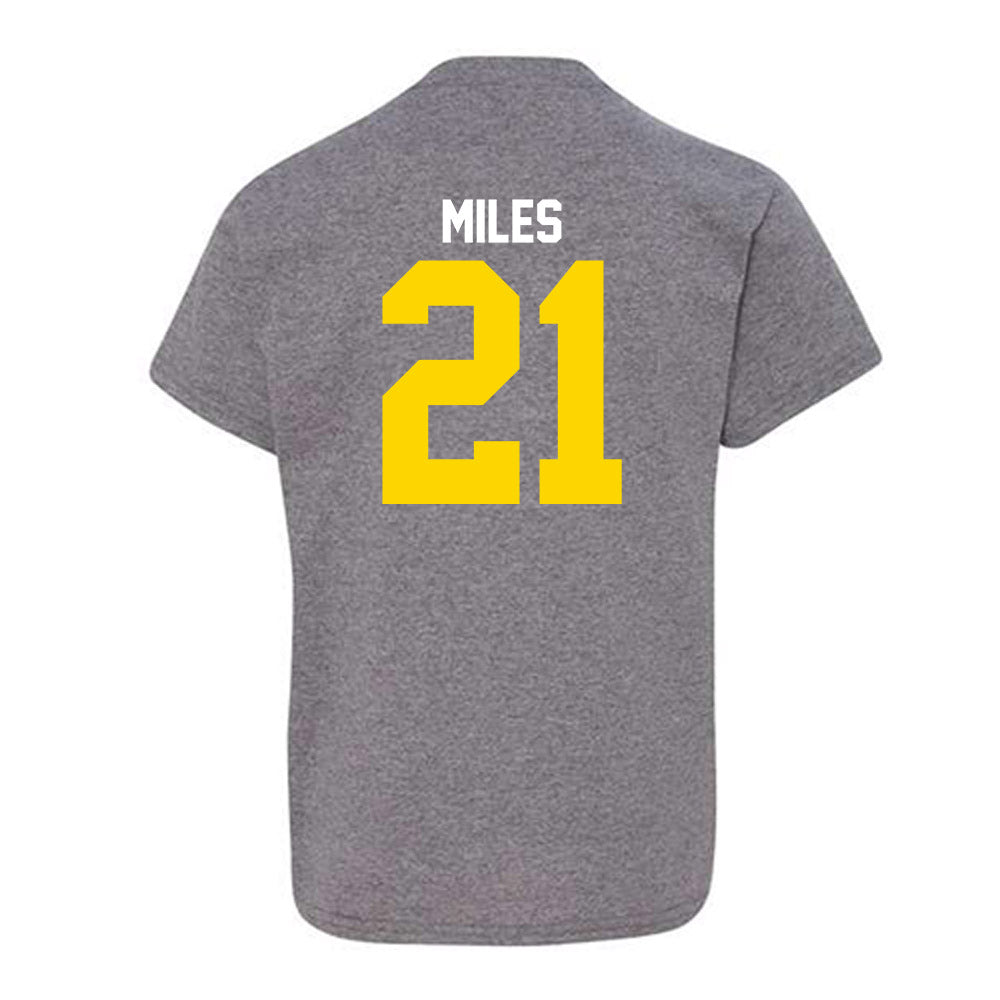 Western Michigan - NCAA Football : CJ Miles - Classic Shersey Youth T-Shirt-1