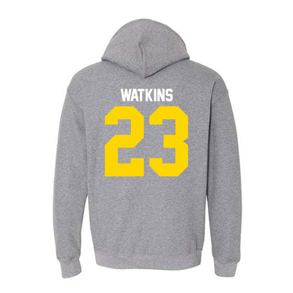 Western Michigan - NCAA Men's Basketball : DeAaron Watkins - Classic Shersey Hooded Sweatshirt-1