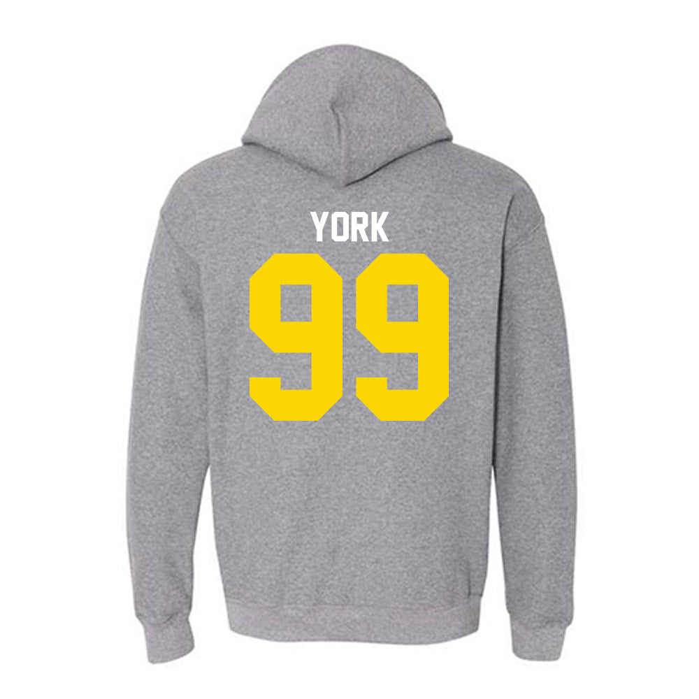 Western Michigan - NCAA Baseball : Chris York - Classic Shersey Hooded Sweatshirt-1