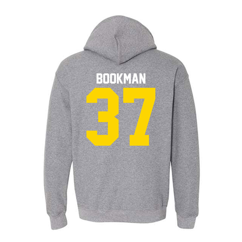 Western Michigan - NCAA Men's Ice Hockey : Zach Bookman - Classic Shersey Hooded Sweatshirt-1