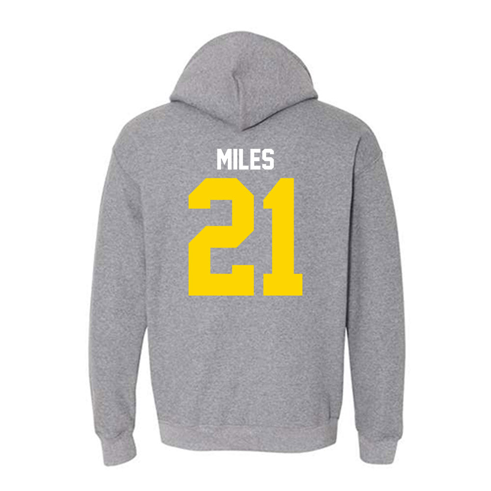 Western Michigan - NCAA Football : CJ Miles - Classic Shersey Hooded Sweatshirt-1