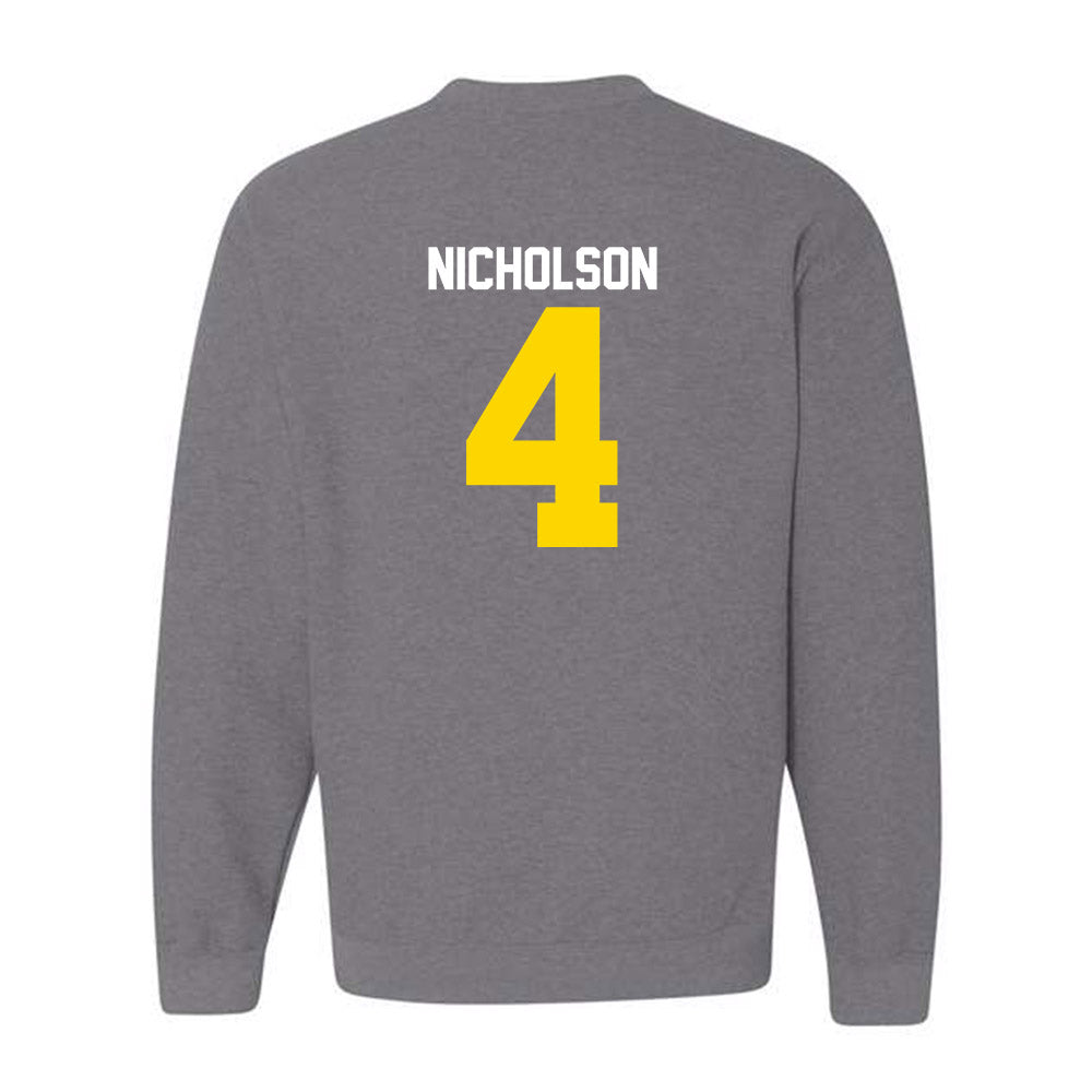 Western Michigan - NCAA Men's Soccer : Joshua Nicholson - Classic Shersey Crewneck Sweatshirt-1