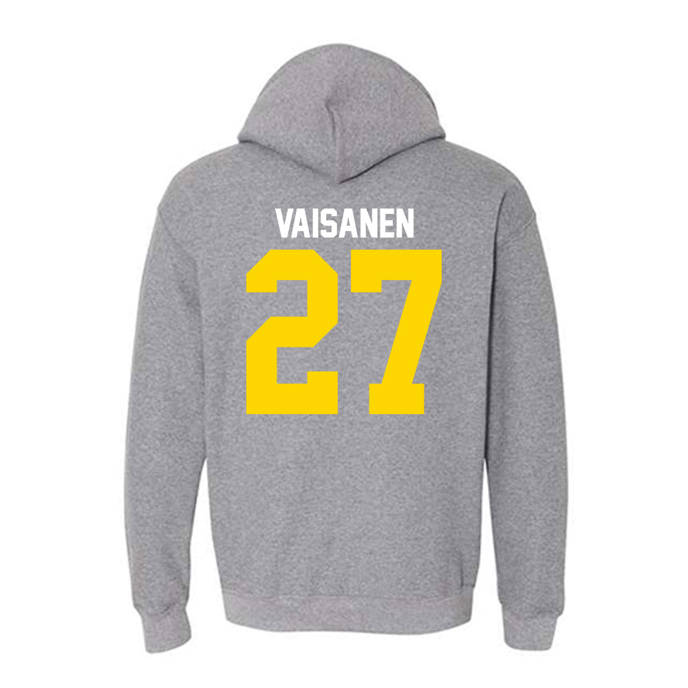 Western Michigan - NCAA Men's Ice Hockey : Joona Vaisanen - Classic Shersey Hooded Sweatshirt-1