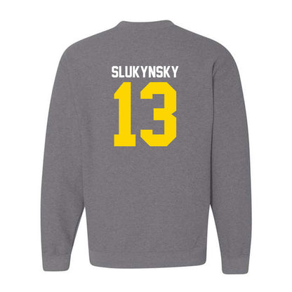 Western Michigan - NCAA Men's Ice Hockey : Grant Slukynsky - Classic Shersey Crewneck Sweatshirt-1