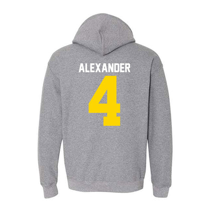 Western Michigan - NCAA Football : Austin Alexander - Classic Shersey Hooded Sweatshirt-1