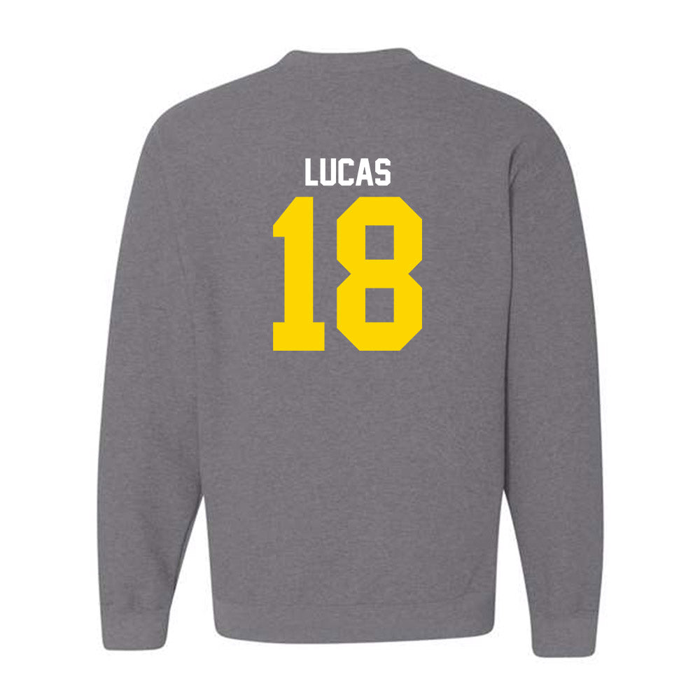 Western Michigan - NCAA Football : Elijah Lucas - Classic Shersey Crewneck Sweatshirt-1