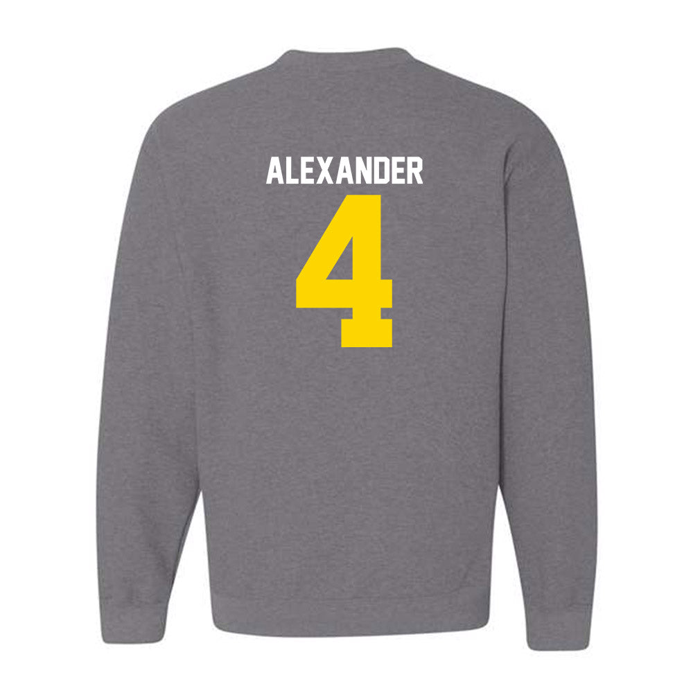Western Michigan - NCAA Football : Austin Alexander - Classic Shersey Crewneck Sweatshirt-1
