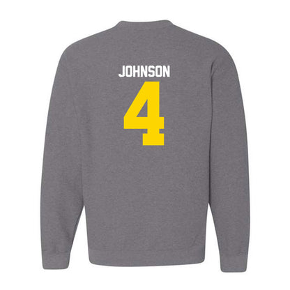Western Michigan - NCAA Men's Basketball : Ben Johnson - Classic Shersey Crewneck Sweatshirt-1