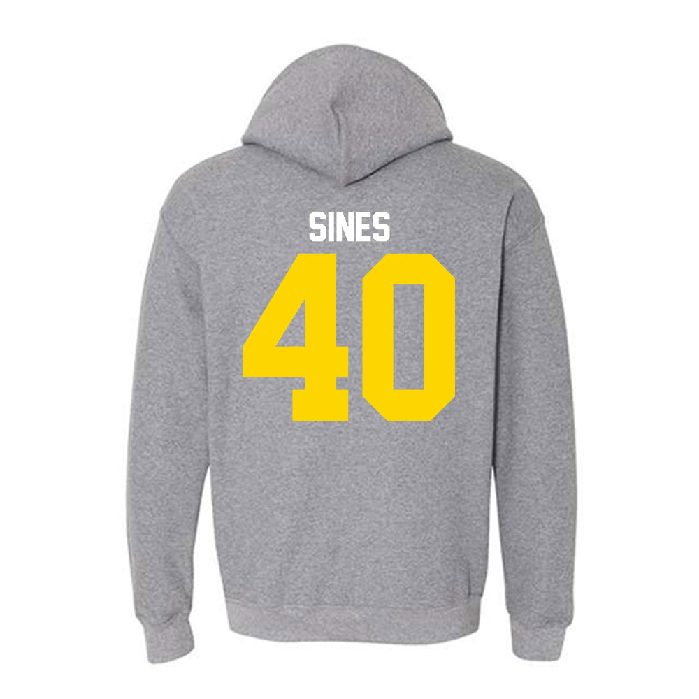 Western Michigan - NCAA Football : Nathan Sines - Classic Shersey Hooded Sweatshirt-1