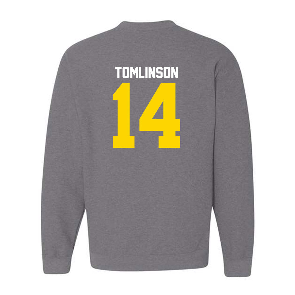 Western Michigan - NCAA Baseball : Ty Tomlinson - Classic Shersey Crewneck Sweatshirt-1
