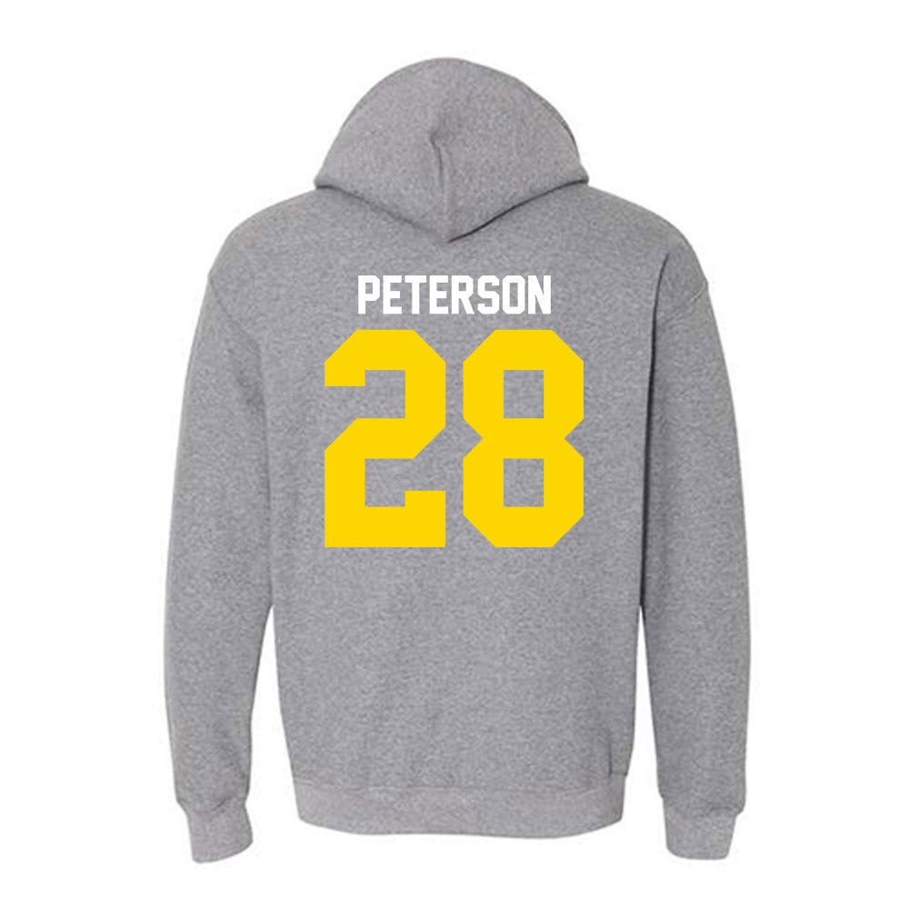 Western Michigan - NCAA Football : Will Peterson - Classic Shersey Hooded Sweatshirt-1