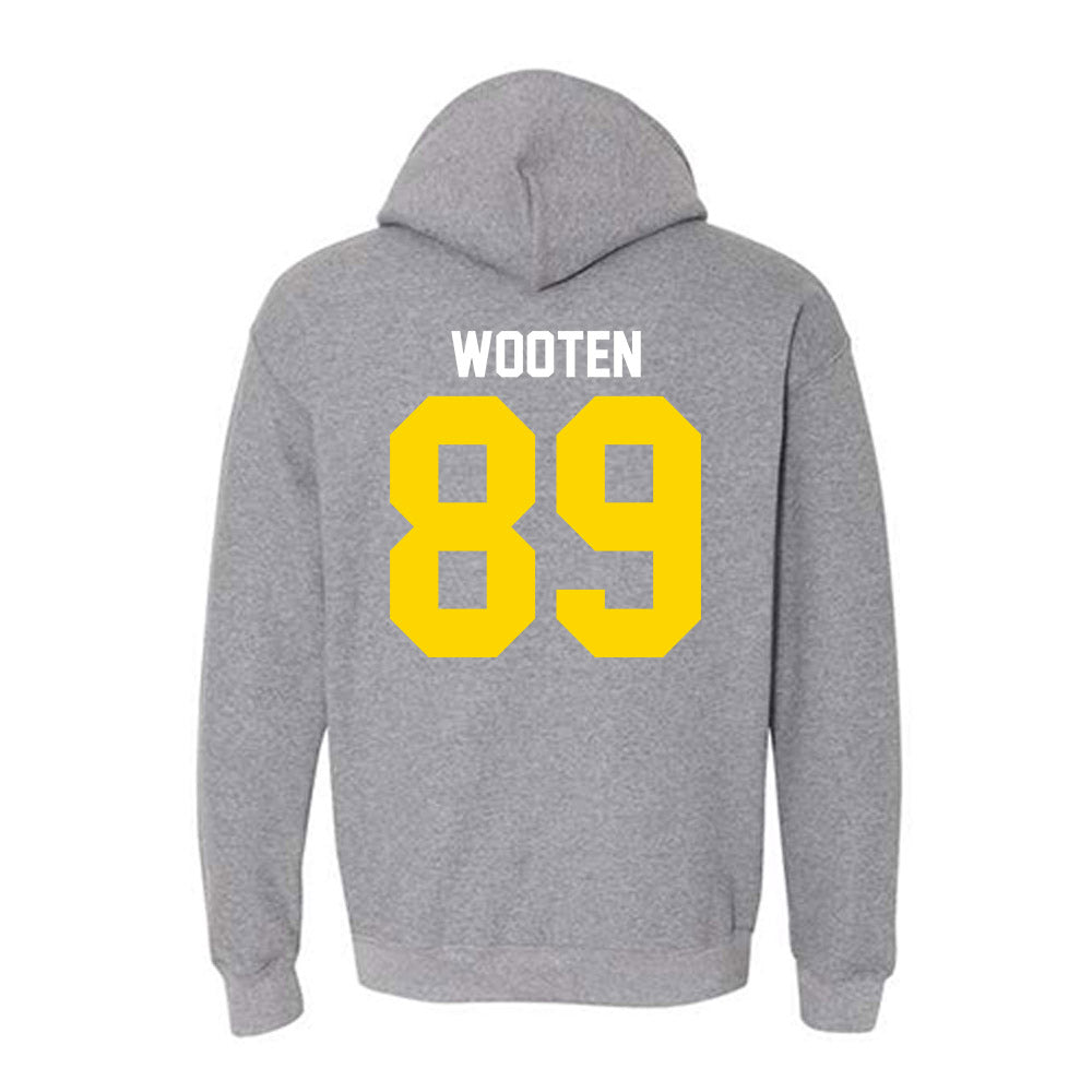 Western Michigan - NCAA Football : Brennan Wooten - Classic Shersey Hooded Sweatshirt-1