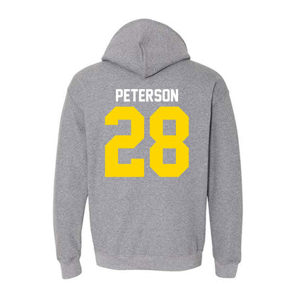 Western Michigan - NCAA Football : Will Peterson - Classic Shersey Hooded Sweatshirt-1