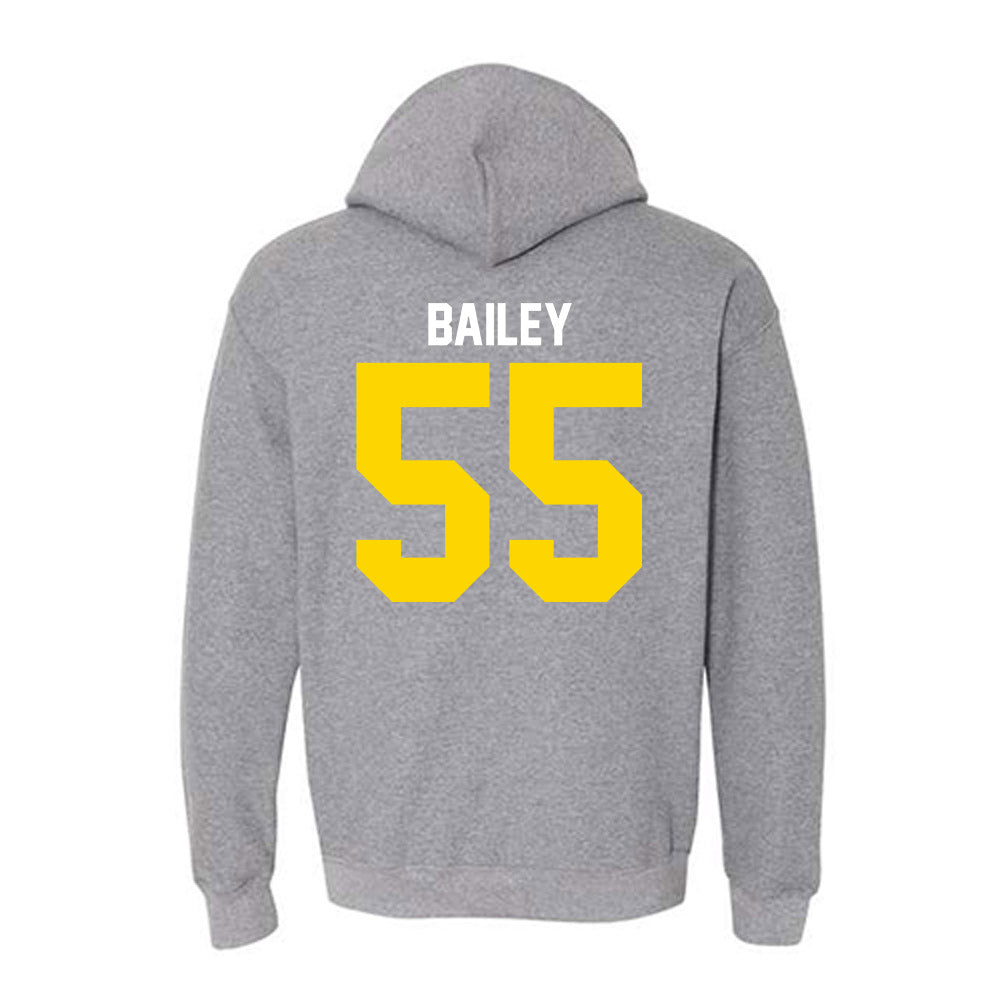 Western Michigan - NCAA Football : Jacob Bailey - Classic Shersey Hooded Sweatshirt-1
