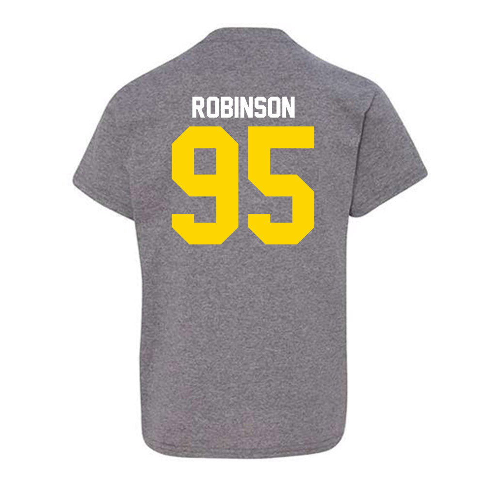 Western Michigan - NCAA Football : DeShawn Robinson - Classic Shersey Youth T-Shirt-1