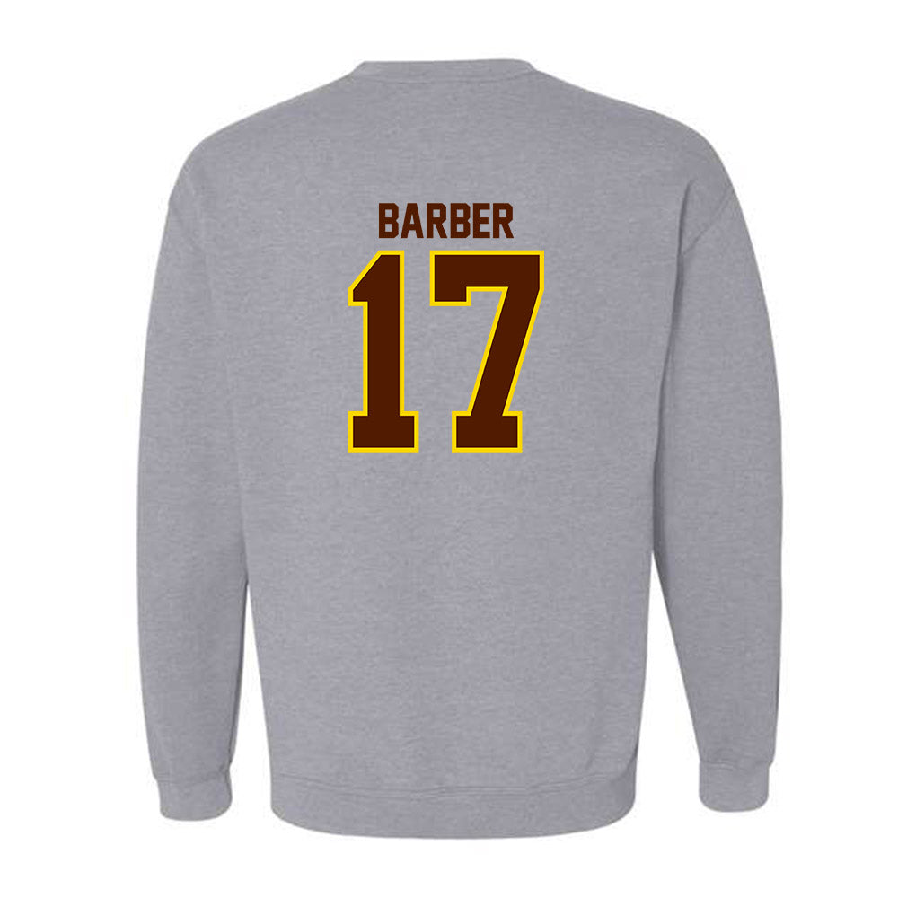 Western Michigan - NCAA Football : Camron Barber - Classic Shersey Crewneck Sweatshirt-1