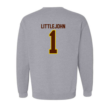 Western Michigan - NCAA Football : Emazon Littlejohn - Classic Shersey Crewneck Sweatshirt-1