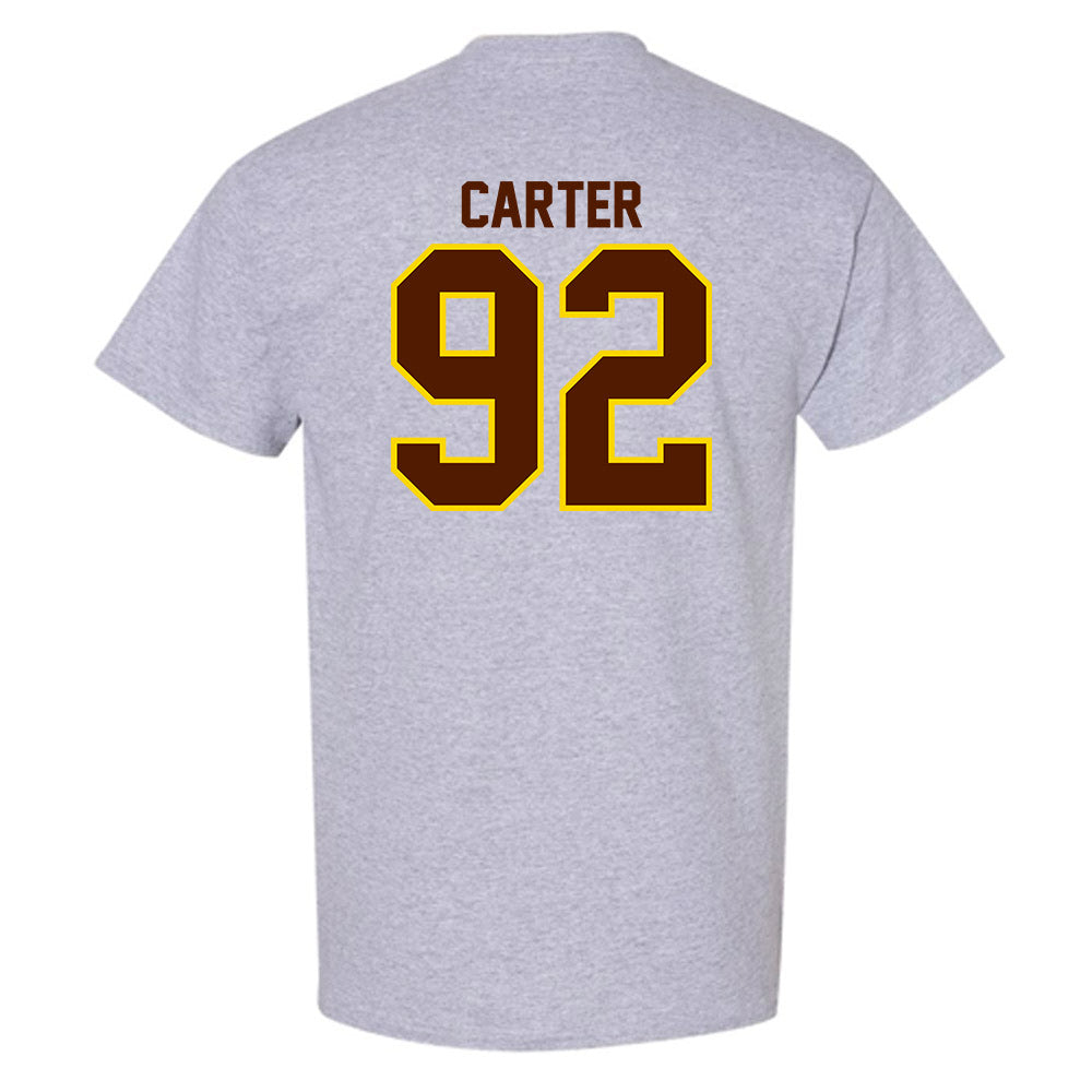 Western Michigan - NCAA Football : Gian Carter - Classic Shersey T-Shirt-1