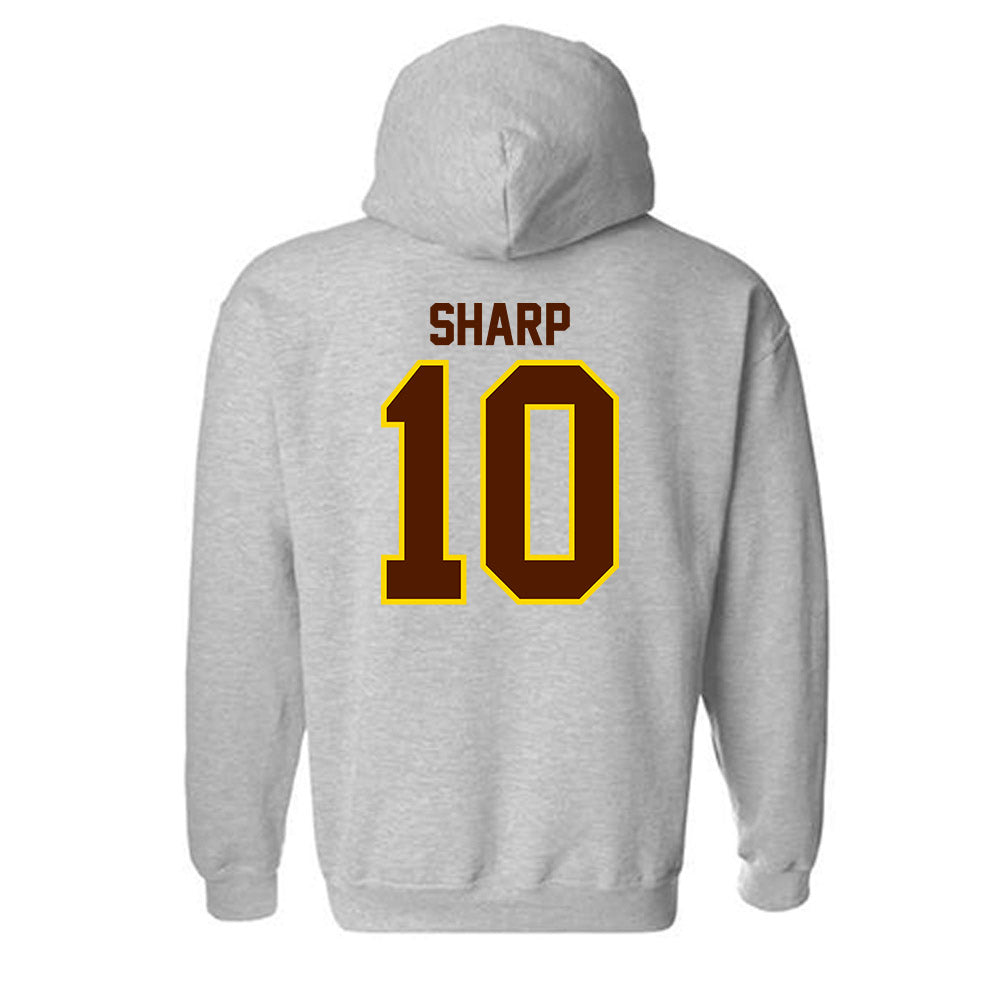 Western Michigan - NCAA Men's Ice Hockey : Zack Sharp - Classic Shersey Hooded Sweatshirt-1