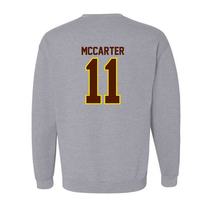 Western Michigan - NCAA Football : Jermar McCarter - Classic Shersey Crewneck Sweatshirt-1