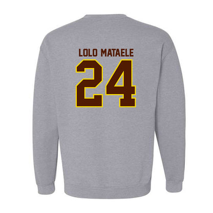 Western Michigan - NCAA Football : Ofa "Lolo" Mataele - Classic Shersey Crewneck Sweatshirt-1