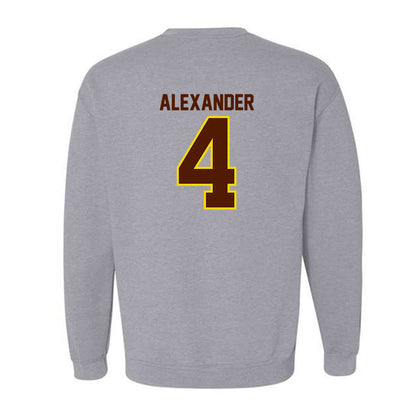 Western Michigan - NCAA Football : Austin Alexander - Classic Shersey Crewneck Sweatshirt-1