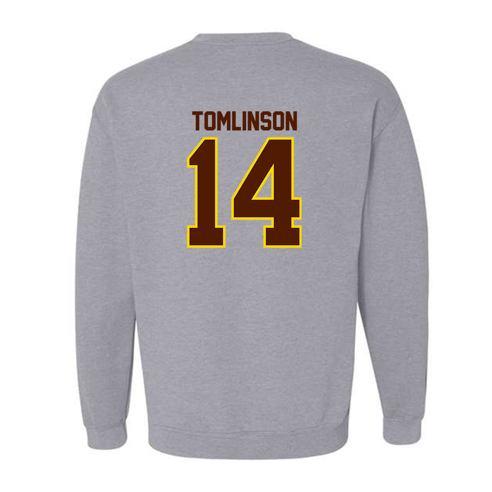 Western Michigan - NCAA Baseball : Ty Tomlinson - Classic Shersey Crewneck Sweatshirt-1
