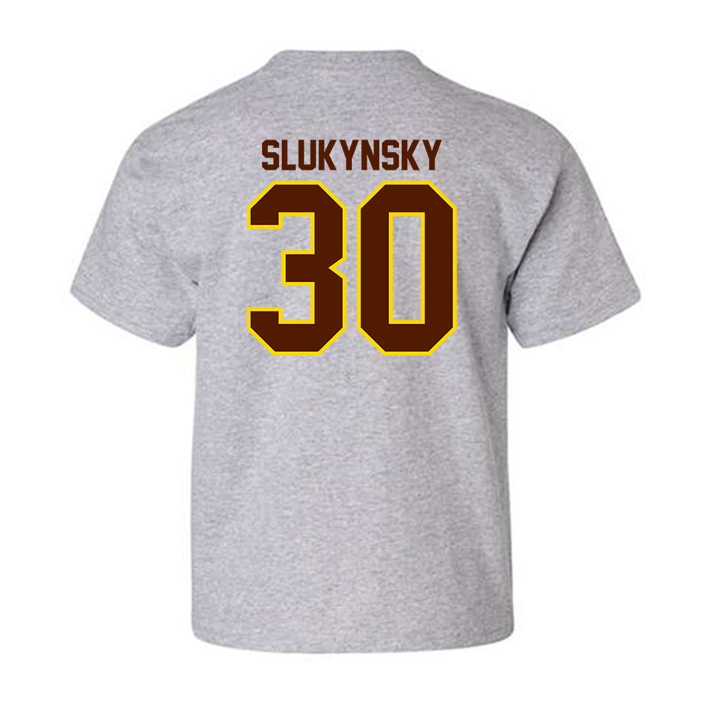 Western Michigan - NCAA Men's Ice Hockey : Hampton Slukynsky - Classic Shersey Youth T-Shirt-1