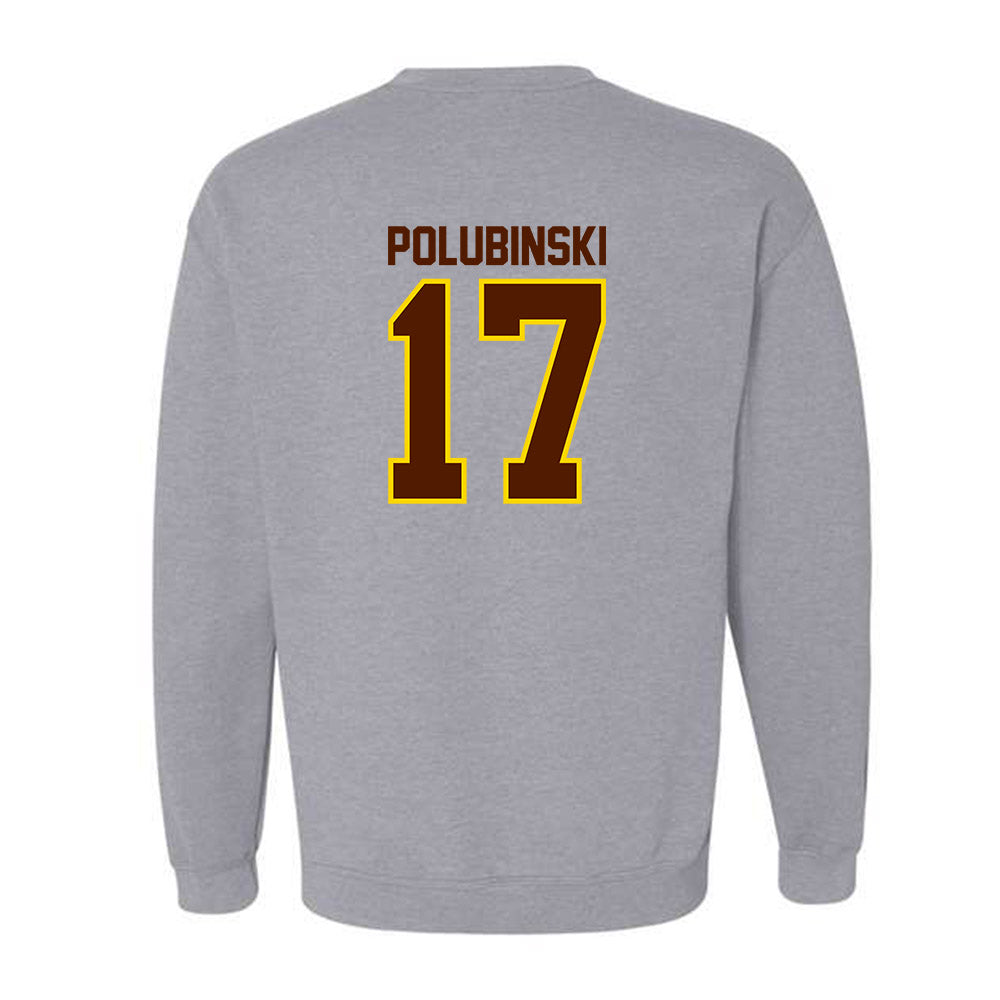 Western Michigan - NCAA Baseball : Josh Polubinski - Classic Shersey Crewneck Sweatshirt-1