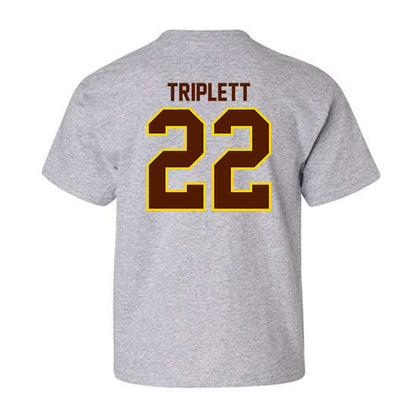 Western Michigan - NCAA Football : Donovan Triplett - Classic Shersey Youth T-Shirt-1