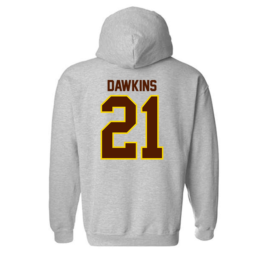 Western Michigan - NCAA Football : Chase Dawkins - Classic Shersey Hooded Sweatshirt-1