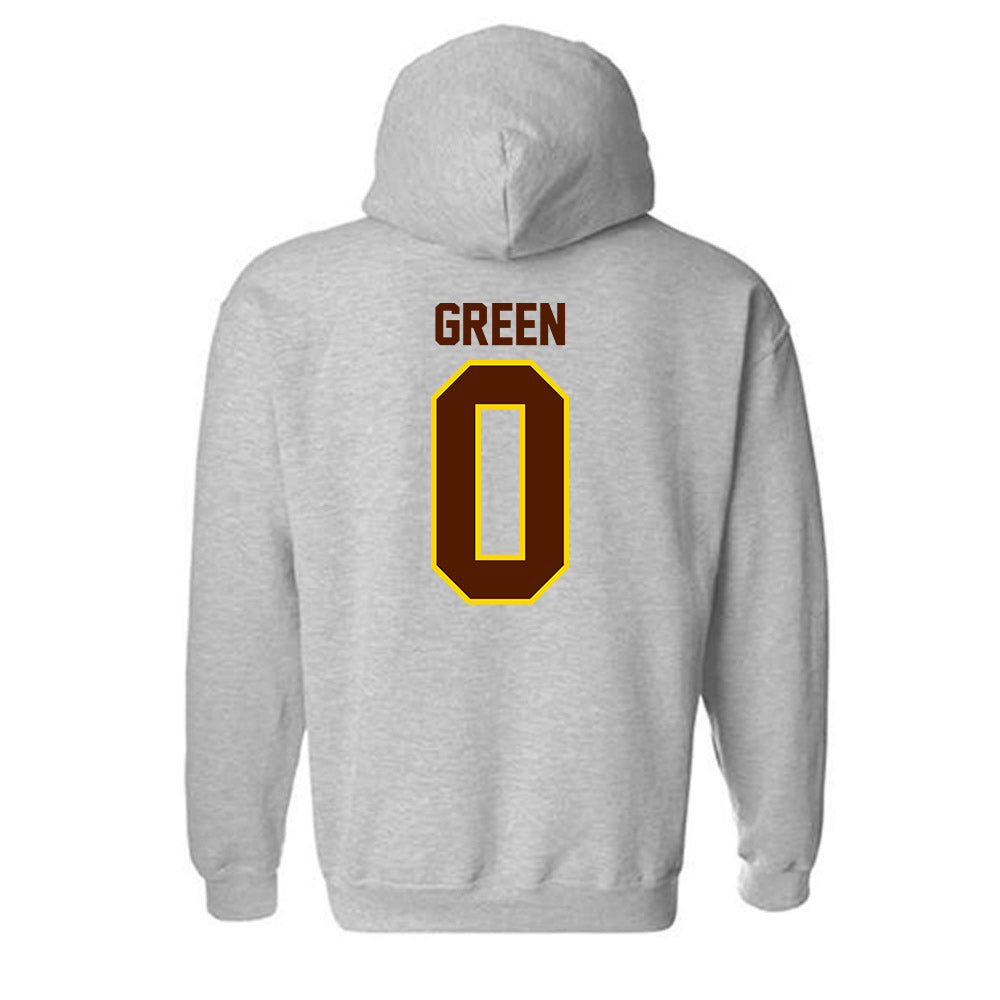 Western Michigan - NCAA Football : AJ Green - Classic Shersey Hooded Sweatshirt-1